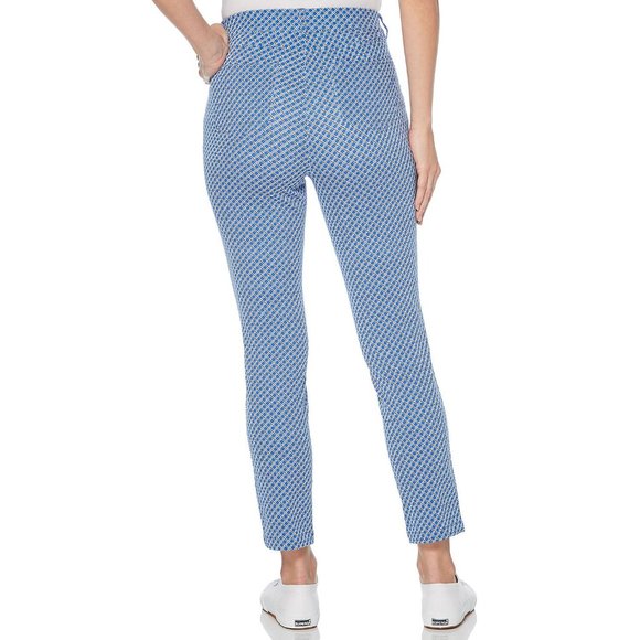 BNWT Rafaelle printed knit twill skinny ankle pant - Picture 2 of 2